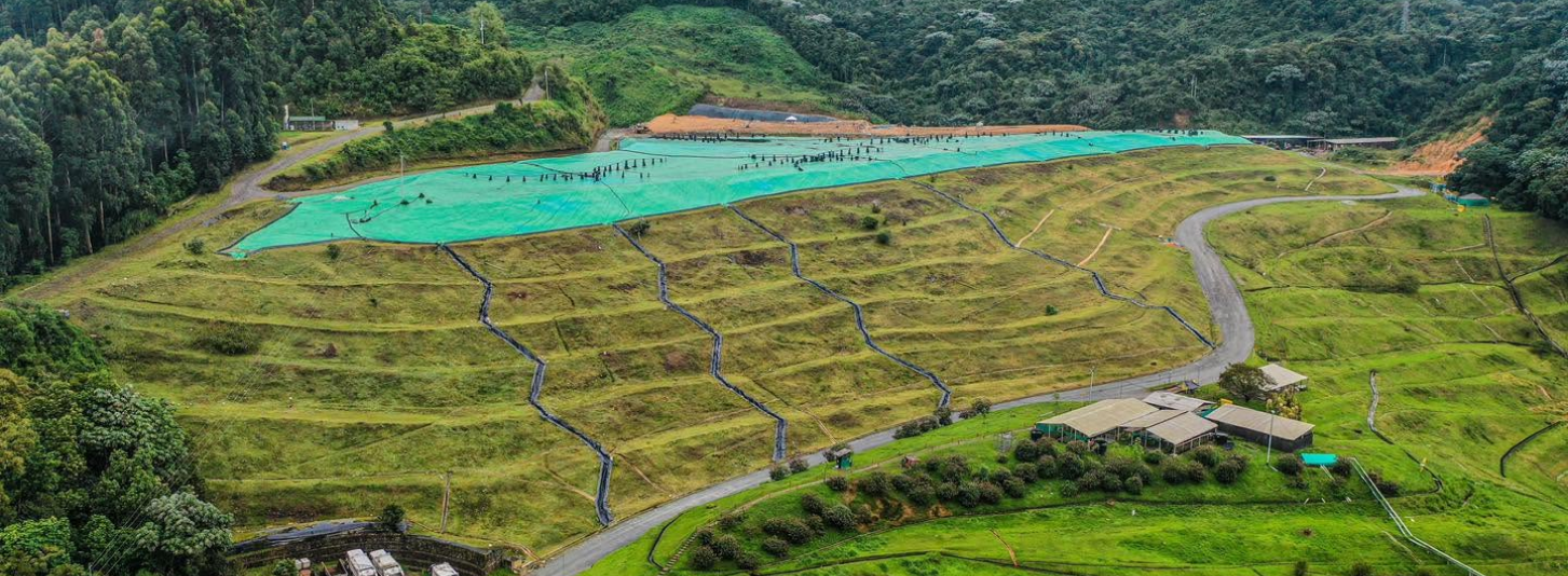 Vista aérea del Centro Inteligente de Gestión Ecológica La Esmeralda